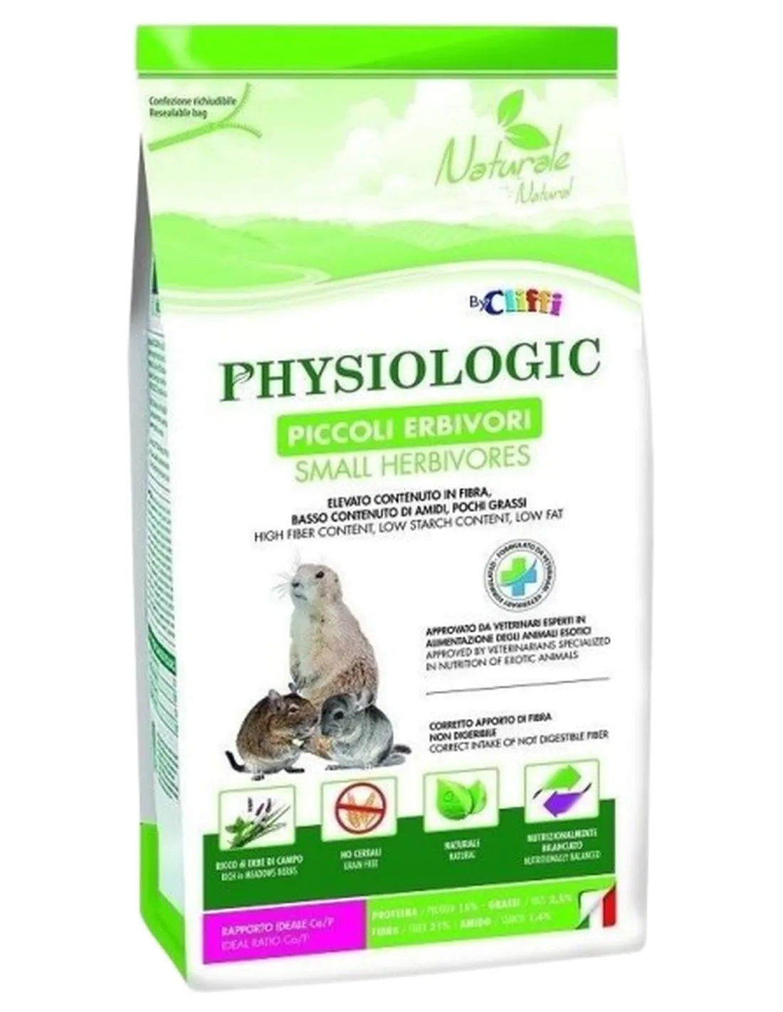 Cliffi physiologic erbivori 800 gr   Cliffi physiologic erbivori 800 gr