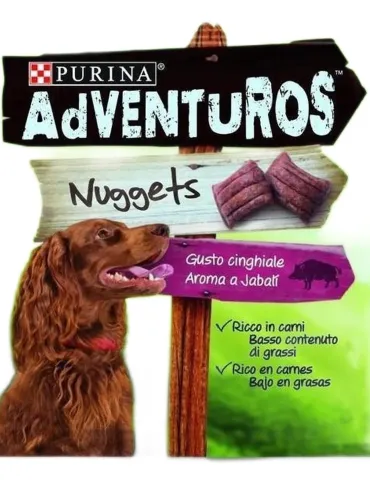 Purina adventuros nuggest gusto cinghiale 90 gr  