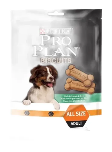 Purina proplan biscuits agnello e riso 400 gr  