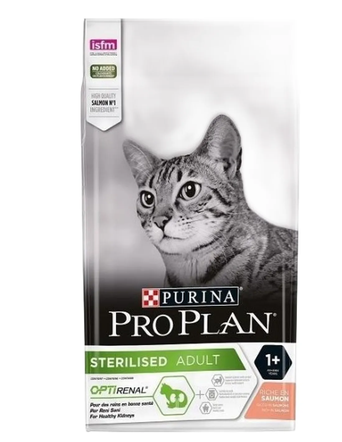 Purina proplan gatto adult sterilised optirenal salmone 1,5 kg  