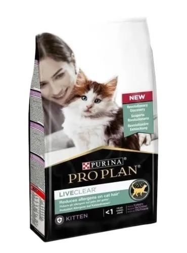 Purina proplan kitten liveclear tacchino 1,4 kg