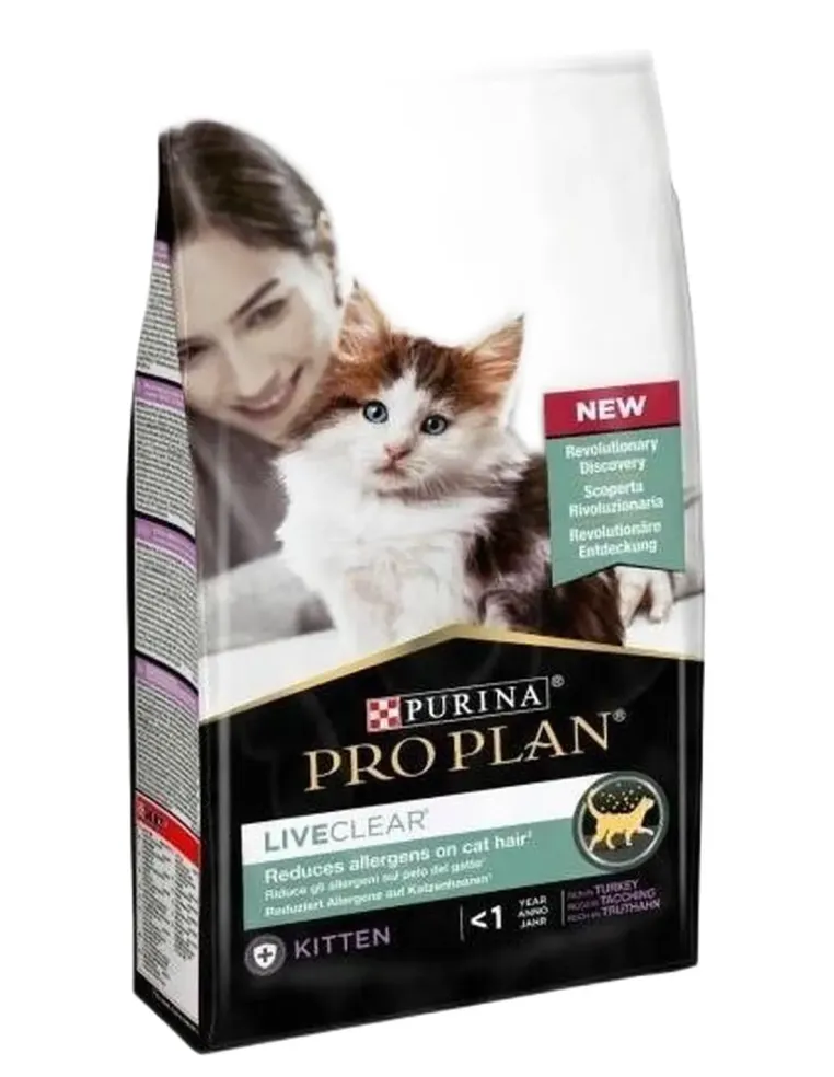 Purina proplan kitten liveclear tacchino 1,4 kg  