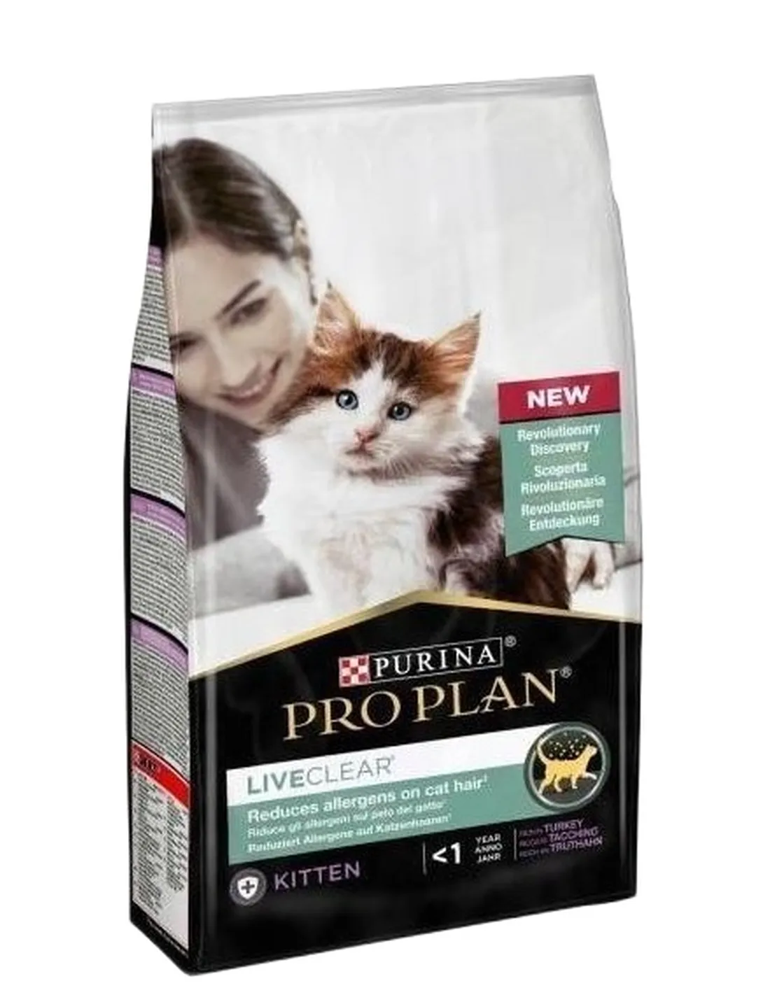 Purina proplan kitten liveclear tacchino 1,4 kg  