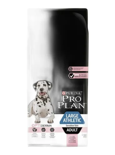 Purina proplan adult large athletic sensitive skin optiderma salmone 14 kg