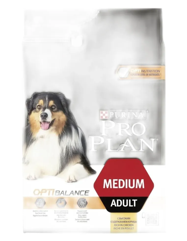Purina proplan adult medium optibalance 3 kg  