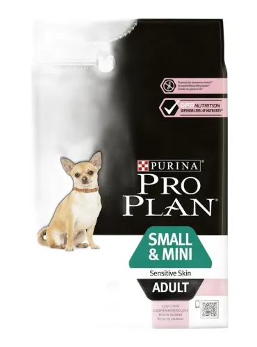 Purina proplan adult small mini sensitive skin optiderma salmone 3 kg  