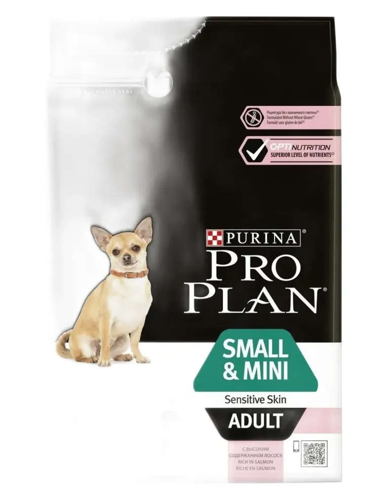 Purina proplan adult small mini sensitive skin optiderma salmone 3 kg  