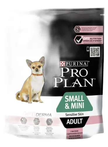 Purina proplan adult small mini sensitive skin optiderma salmone 700 gr  