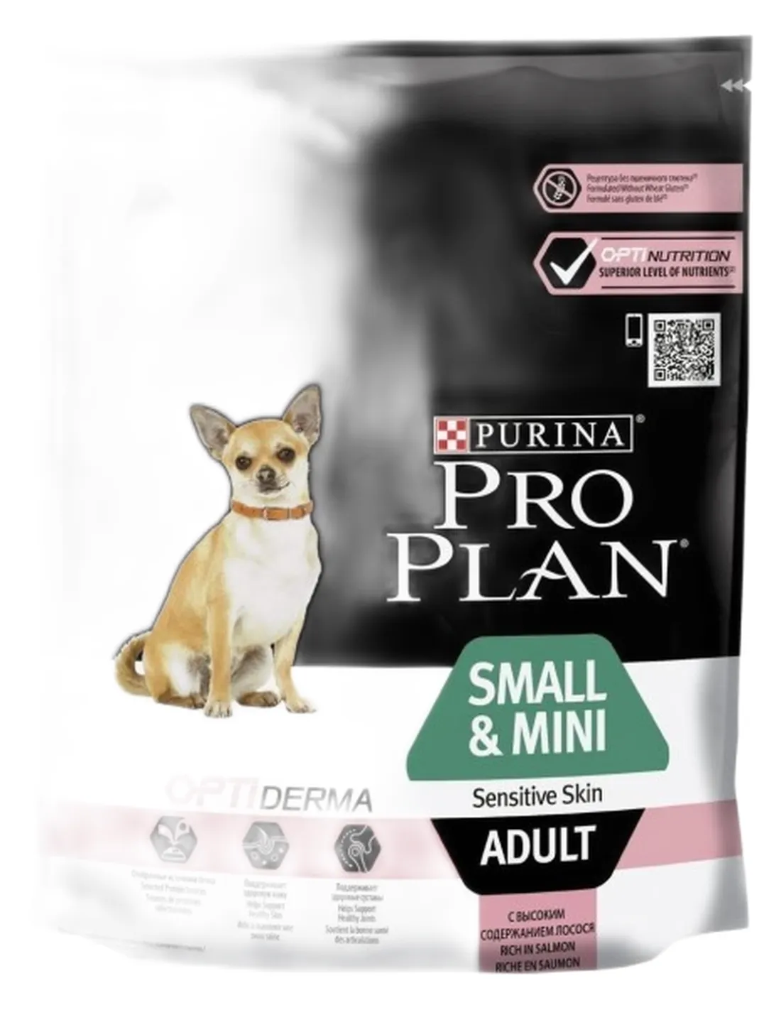 Purina proplan adult small mini sensitive skin optiderma salmone 700 gr   Purina proplan adult small mini sensitive skin optiderma salmone 700 gr