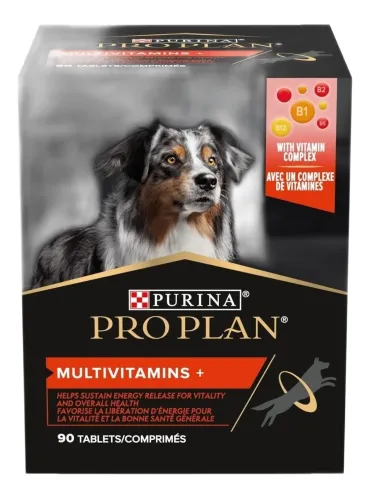 Proplan supplements multivitamins + cane 90 tavolette  