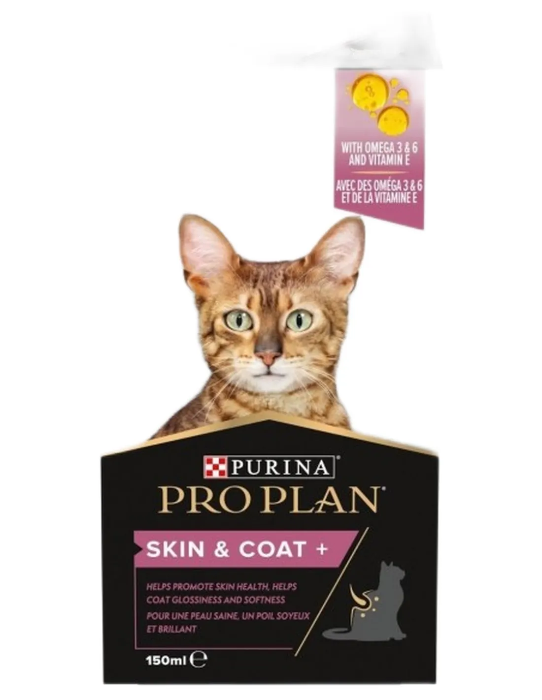 Proplan supplements skin e coat gatto 150 ml   Proplan supplements skin e coat gatto 150 ml