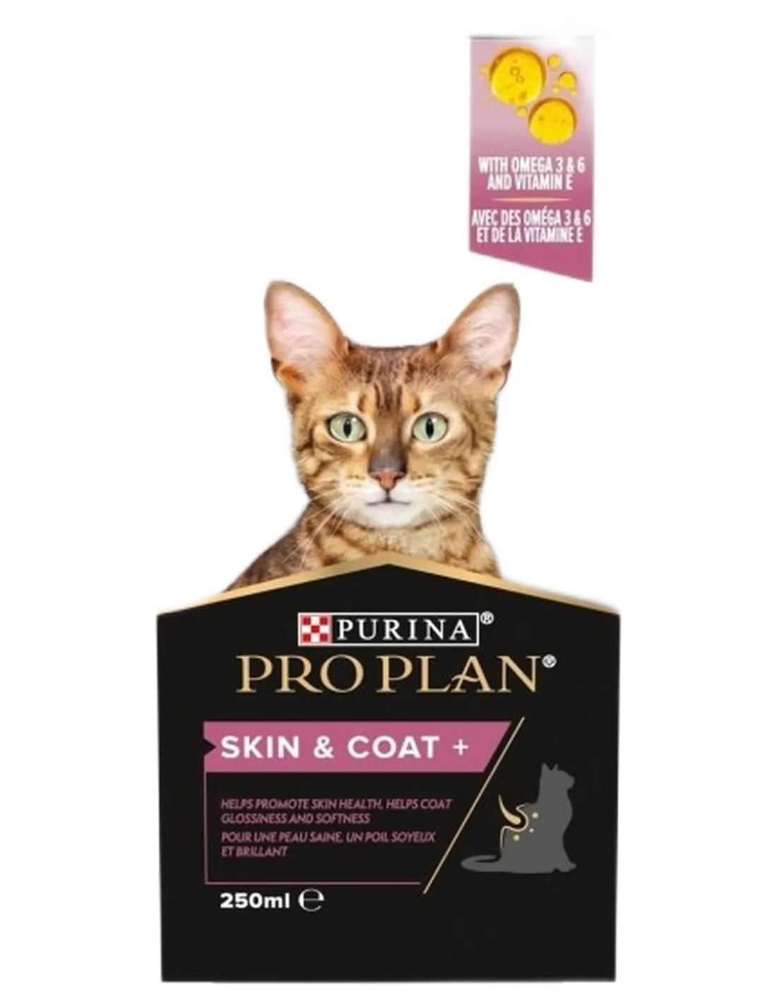 Proplan supplements skin e coat gatto 250 ml   Proplan supplements skin e coat gatto 250 ml