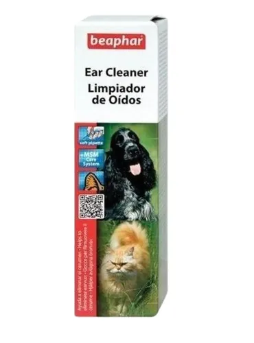 Beaphar protezione naturale ear cleaner limpiador de oidos 50 ml  