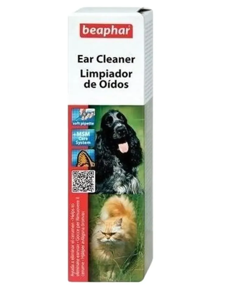 Beaphar protezione naturale ear cleaner limpiador de oidos 50 ml  