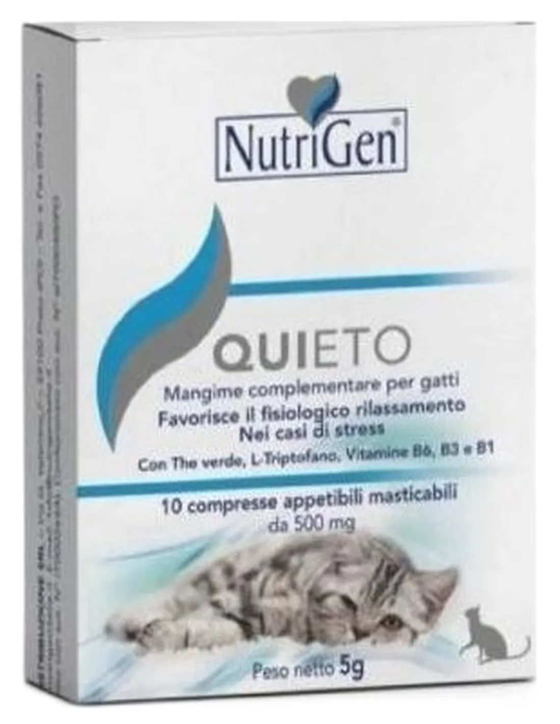 Nutrigen quieto gatto 10 compresse 500 mg  