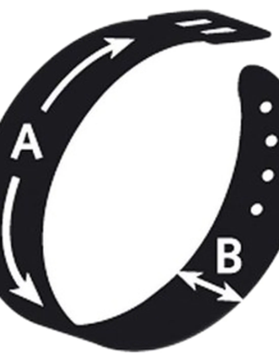 Ferplast reflex c25/61 sopracollare  