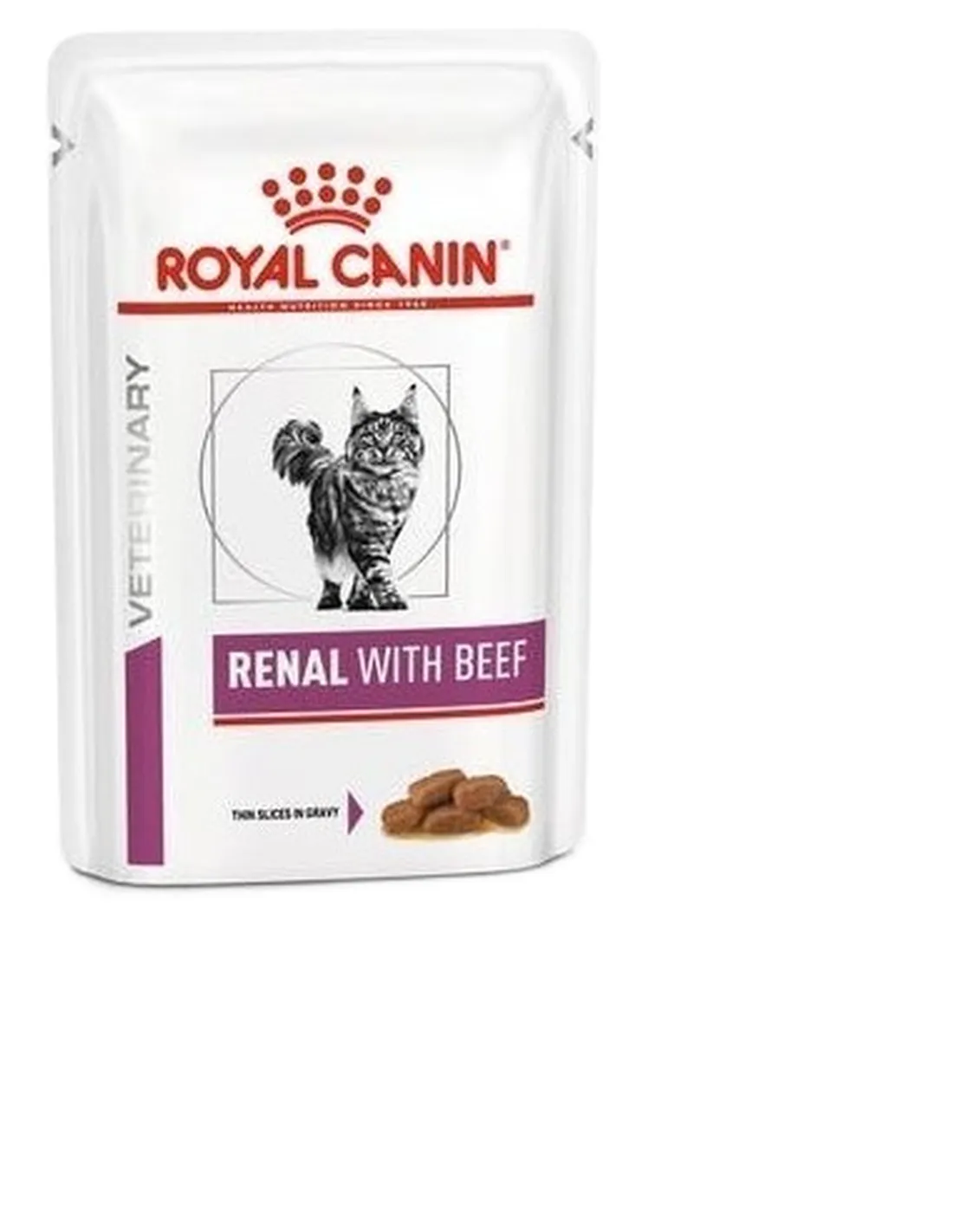 Royal canin gatto renal manzo 12 buste 85 gr  