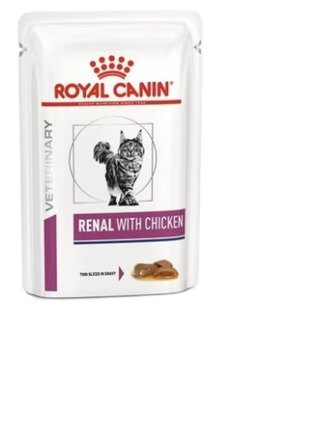 Royal canin gatto renal pollo 12 buste 85 gr  