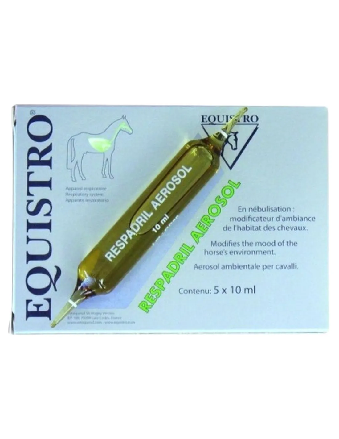 Equistro respadril 5 fiale 10 ml aerosol  