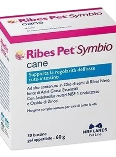 Nbf lanes ribes pet symbio cane 30 buste 2 gr  