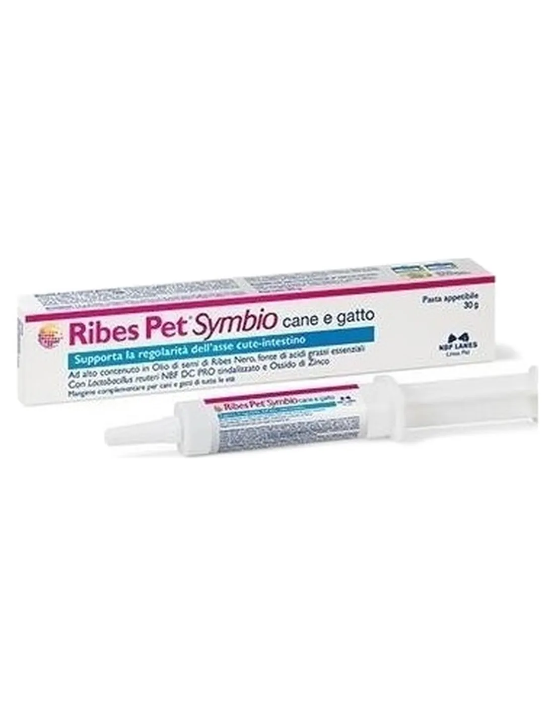Nbf lanes ribes pet symbio cane e gatto pasta 30 gr  
