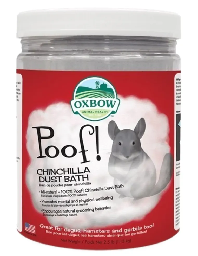 Oxbow poof chinchilla sabbia da bagno 1.13 kg  