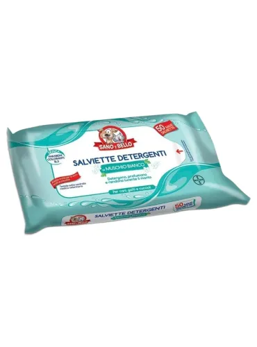 Bayer salviette detergenti muschio bianco 50 Salviette sano e bello  