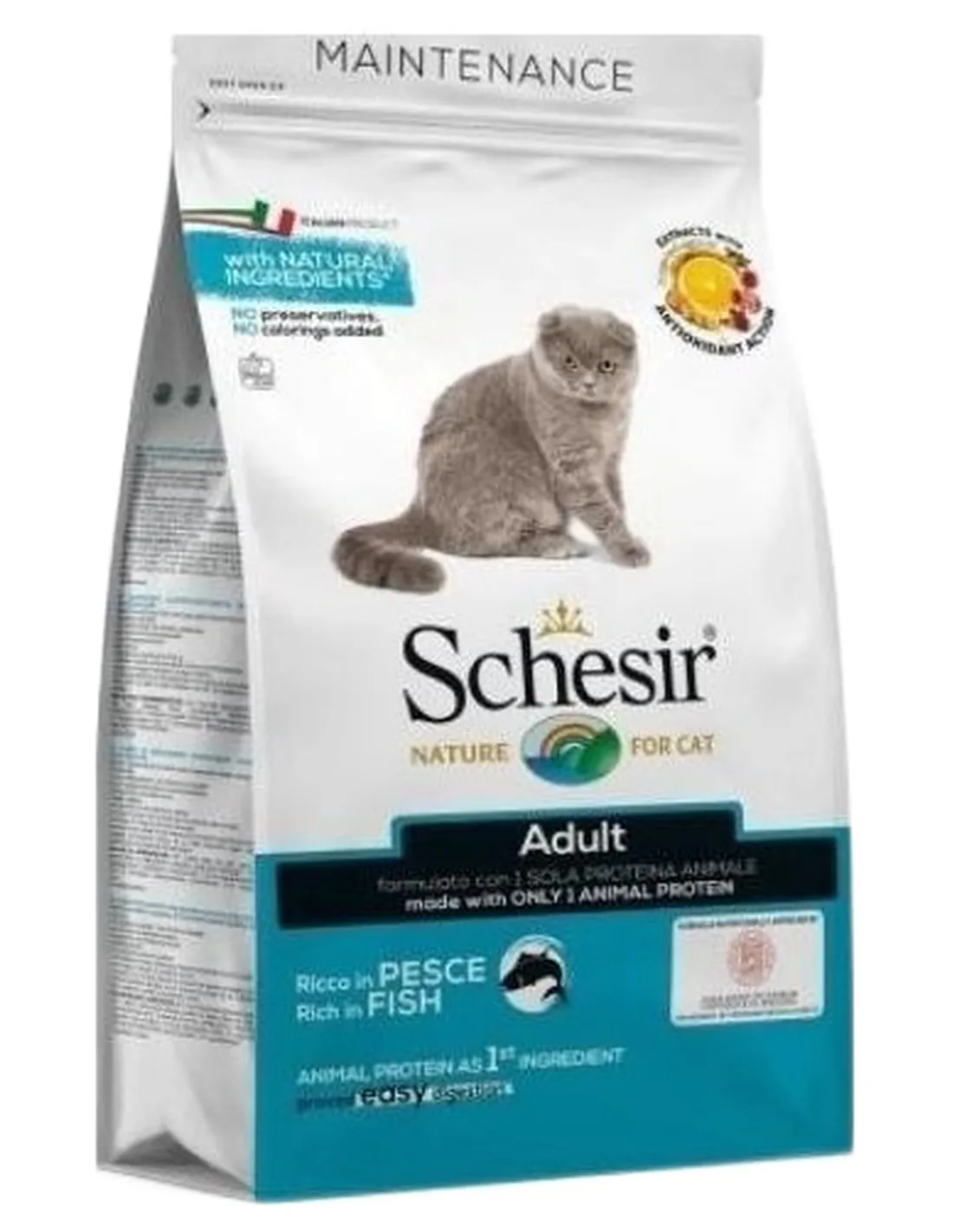 Schesir gatto adult Mantenimento ricco in pesce 1,5 kg  