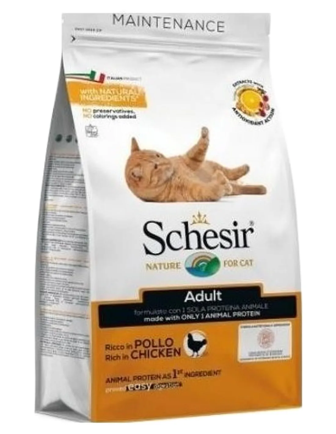 Schesir gatto adult Mantenimento ricco in pollo 1,5 kg   Schesir gatto adult Mantenimento ricco in pollo 1,5 kg