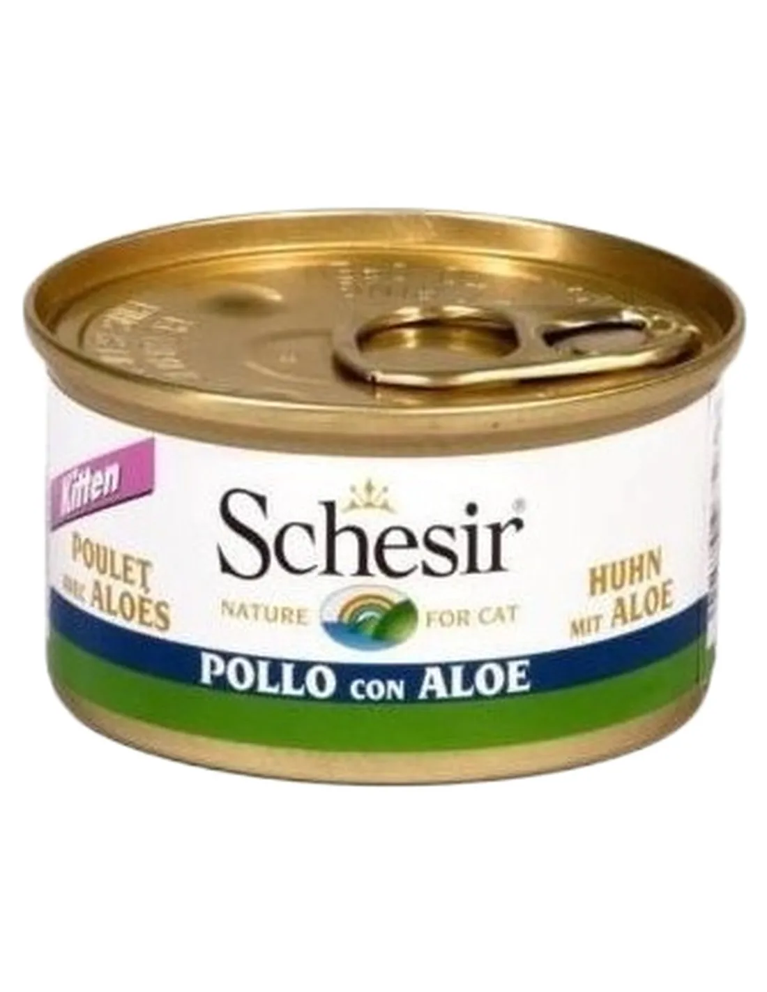 Schesir kitten filetti di pollo con aloe 85 gr  