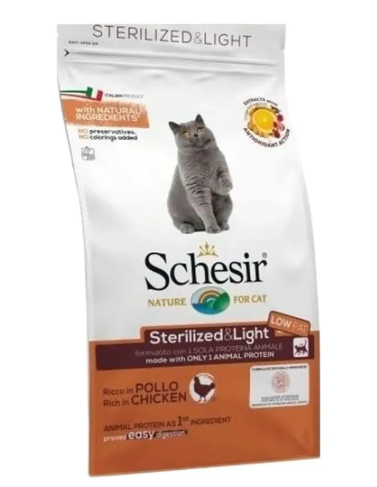 Schesir gatto adult Sterilized e light ricco in pollo 400 gr  