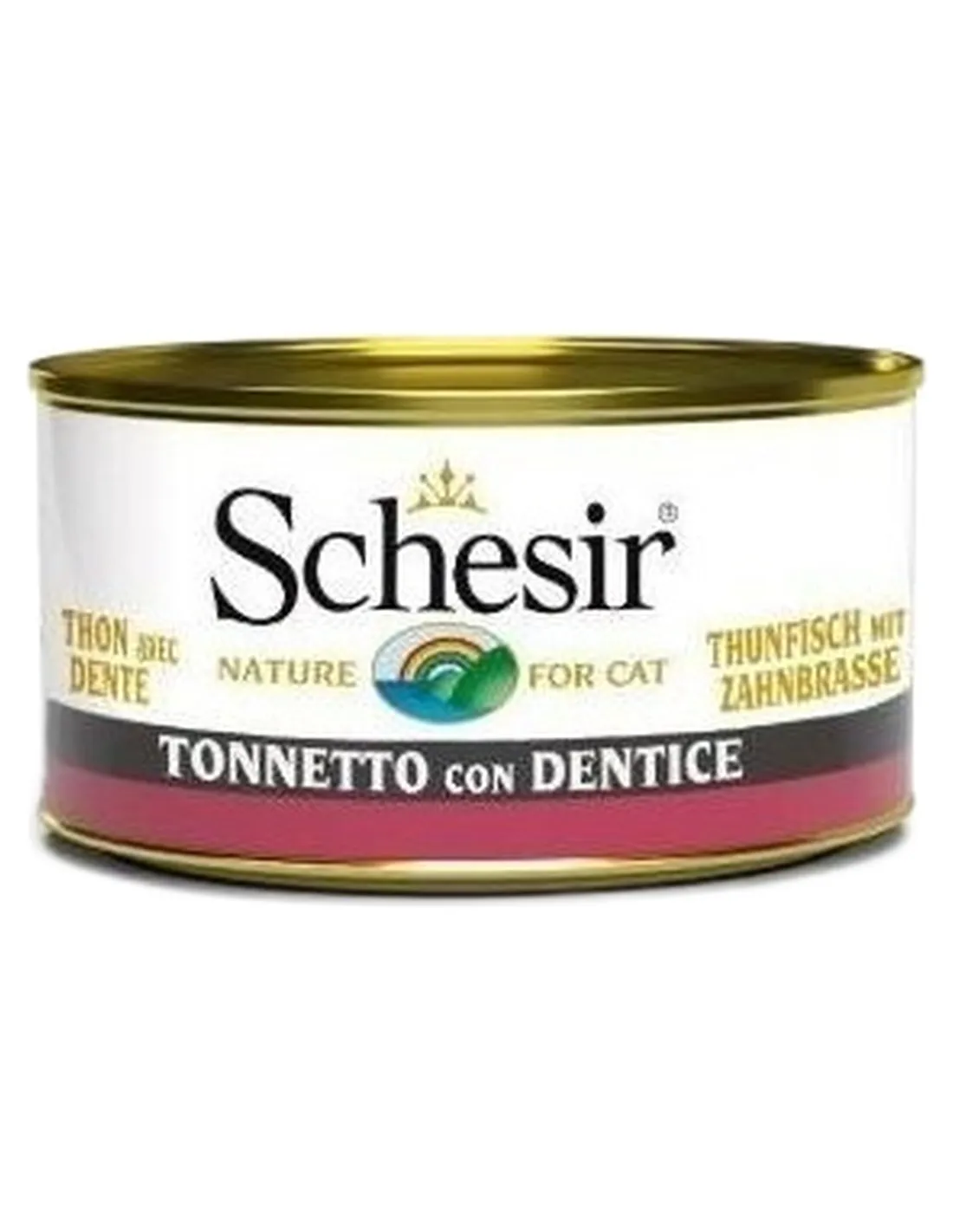 Schesir gatto gelatina tonnetto con dentice 85 gr  