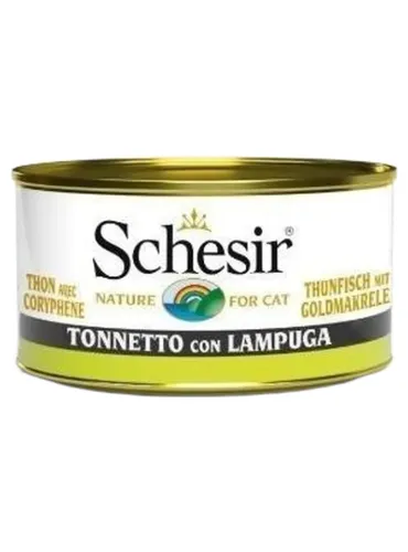 Schesir gatto gelatina tonnetto con lampuga 85 gr  