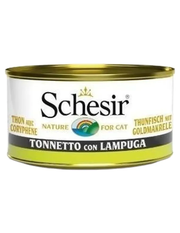 Schesir gatto gelatina tonnetto con lampuga 85 gr  