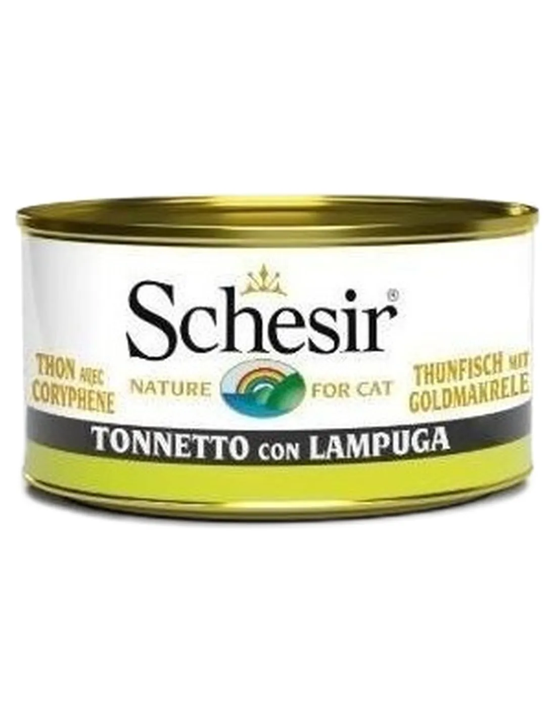Schesir gatto gelatina tonnetto con lampuga 85 gr  