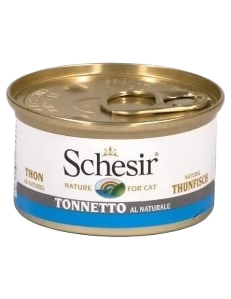 Schesir gatto tonnetto al naturale 85 gr  