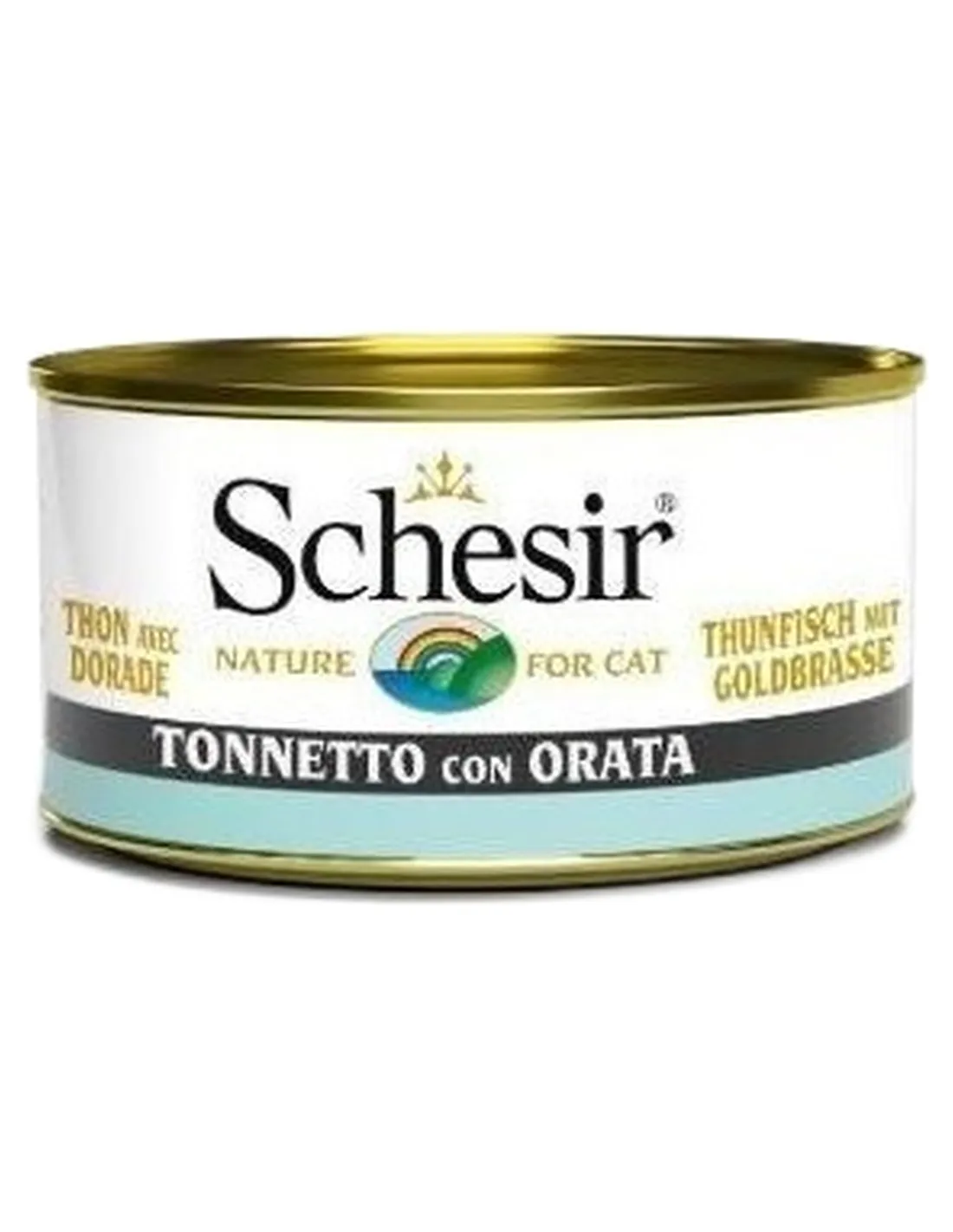 Schesir gatto gelatina tonnetto con orata 85 gr   Schesir gatto gelatina tonnetto con orata 85 gr