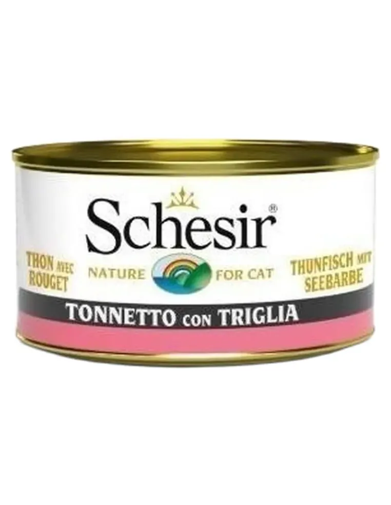 Schesir gatto gelatina tonnetto con triglia 85 gr  
