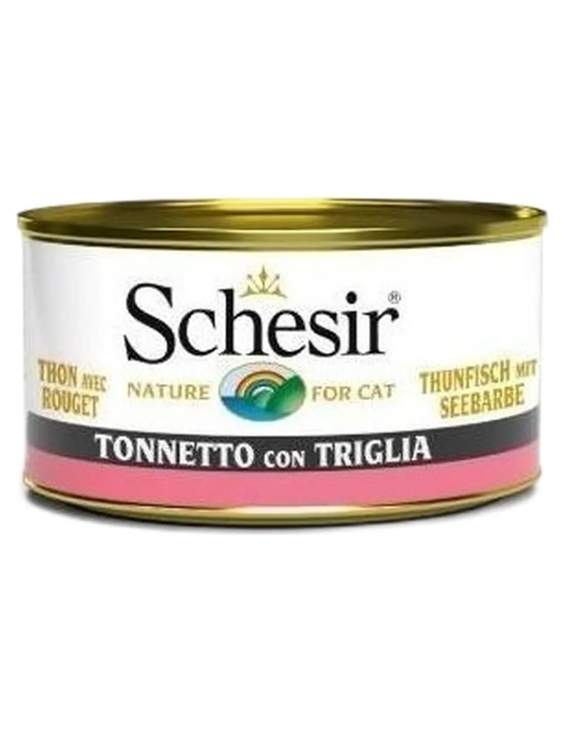 Schesir gatto gelatina tonnetto con triglia 85 gr   Schesir gatto gelatina tonnetto con triglia 85 gr