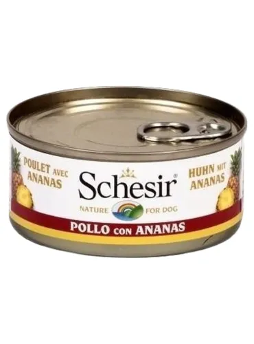 Schesir cane filetto di pollo con ananas 150 gr  