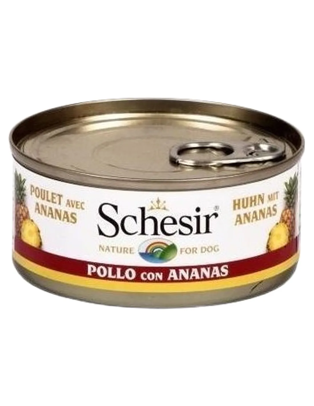 Schesir cane filetto di pollo con ananas 150 gr  