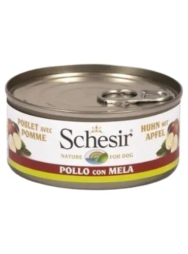 Schesir cane filetti di pollo con mela 150 gr  