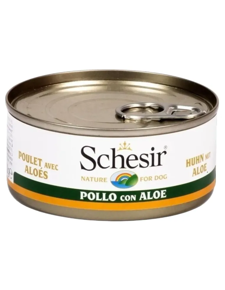 Schesir cane filetti di pollo con aloe 150 gr  