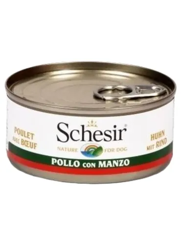 Schesir cane filetti di pollo con manzo 150 gr  