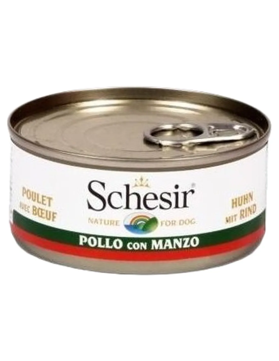 Schesir cane filetti di pollo con manzo 150 gr   Schesir cane filetti di pollo con manzo 150 gr