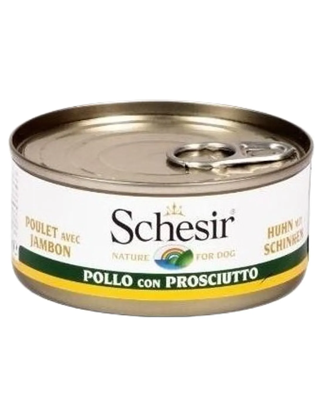 Schesir cane pollo con prosciutto 150 gr  