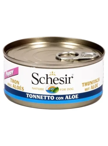 Schesir puppy tonnetto con aloe 150 gr