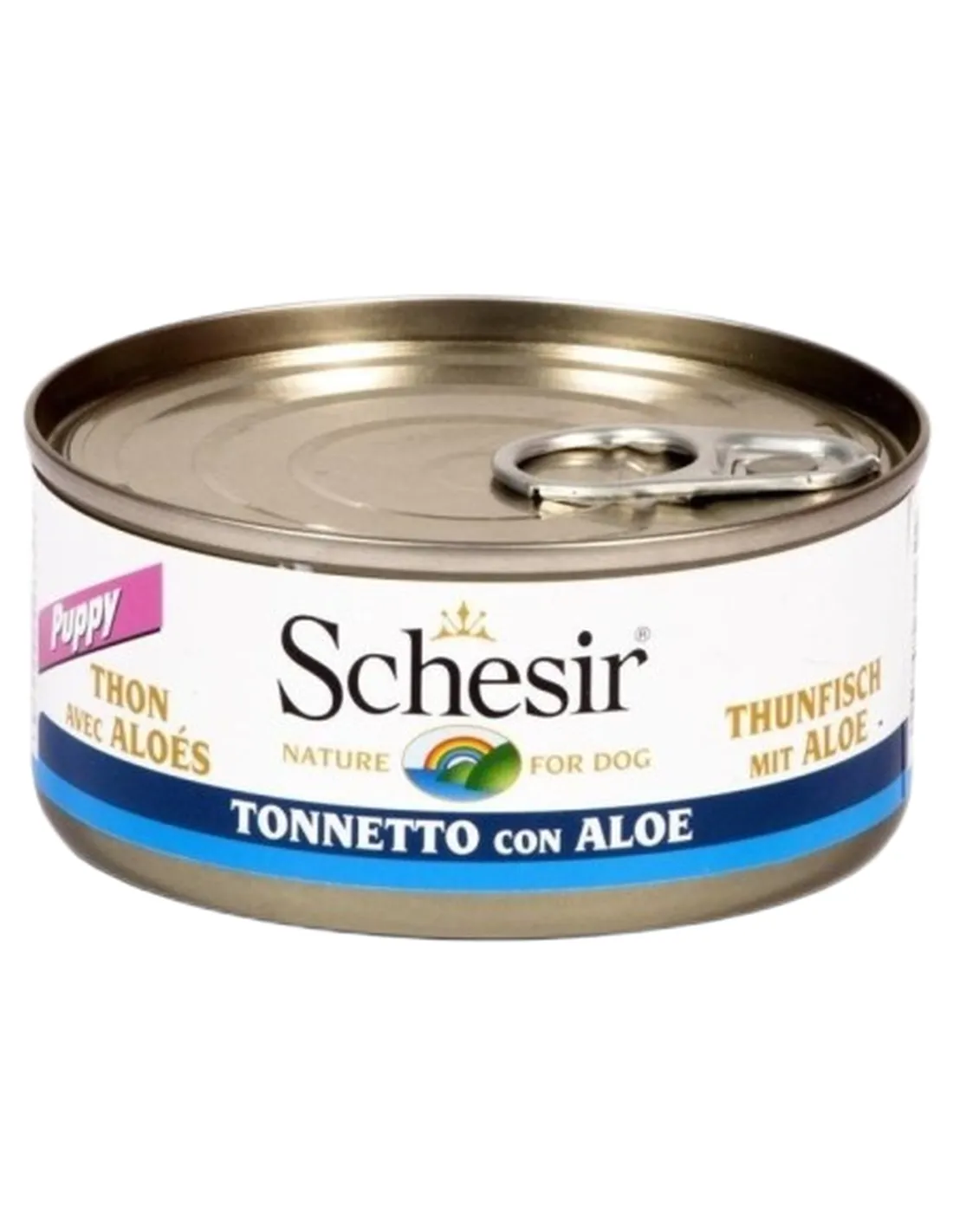 Schesir puppy tonnetto con aloe 150 gr  