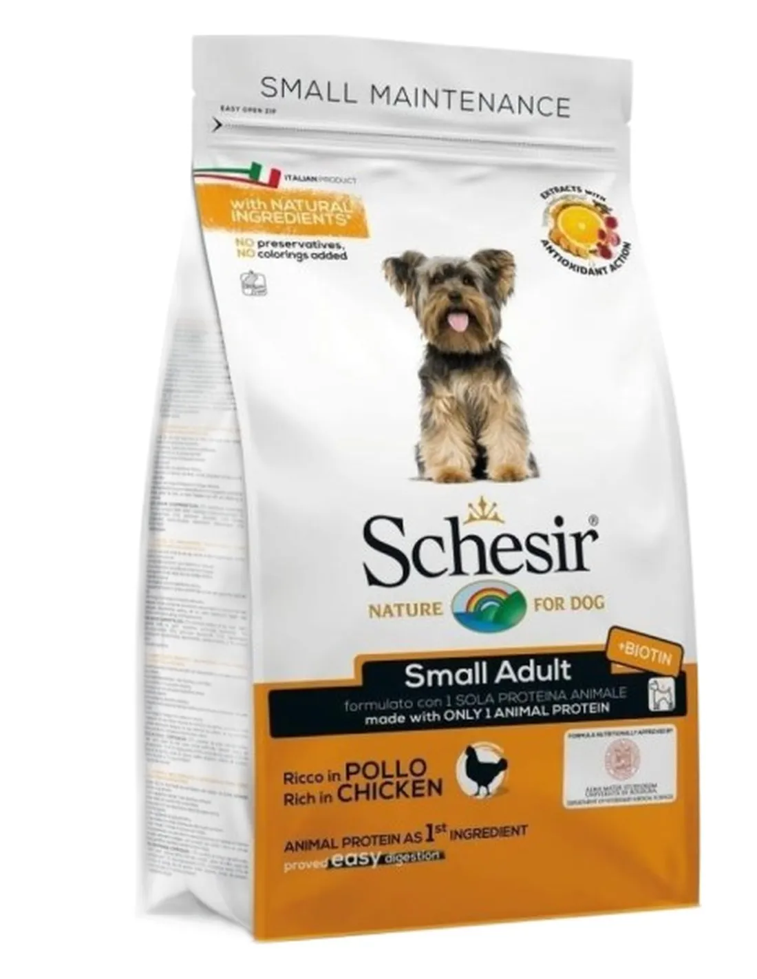Schesir cane Small Adult Mantenimento ricco in pollo 2 kg   Schesir cane Small Adult Mantenimento ricco in pollo 2 kg