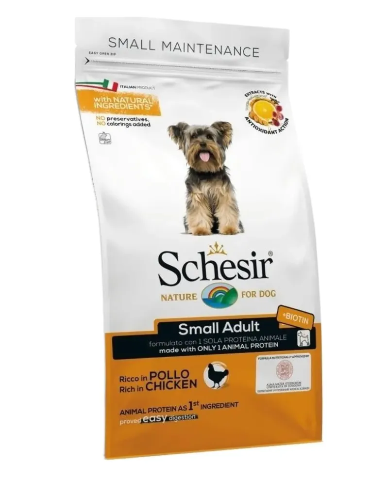 Schesir cane Small Adult Mantenimento ricco in pollo 800 gr  